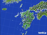 九州地方のアメダス実況(降水量)(2017年05月24日)