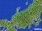 北陸地方のアメダス実況(風向・風速)(2017年05月24日)