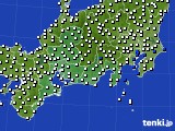 東海地方のアメダス実況(風向・風速)(2017年05月24日)