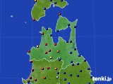 青森県のアメダス実況(日照時間)(2017年05月26日)