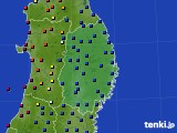 岩手県のアメダス実況(日照時間)(2017年05月26日)