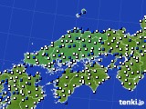 中国地方のアメダス実況(風向・風速)(2017年05月26日)