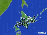 北海道地方のアメダス実況(降水量)(2017年05月27日)