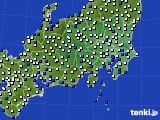 関東・甲信地方のアメダス実況(風向・風速)(2017年05月27日)