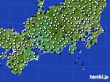 東海地方のアメダス実況(風向・風速)(2017年05月27日)