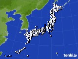 2017年05月27日のアメダス(風向・風速)