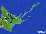 道東のアメダス実況(降水量)(2017年05月28日)