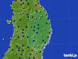 岩手県のアメダス実況(日照時間)(2017年05月28日)