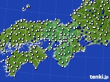 近畿地方のアメダス実況(風向・風速)(2017年05月28日)