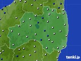 福島県のアメダス実況(風向・風速)(2017年05月28日)