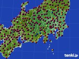 関東・甲信地方のアメダス実況(日照時間)(2017年05月29日)