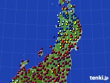 東北地方のアメダス実況(日照時間)(2017年05月30日)