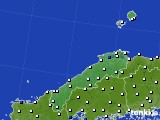 2017年05月31日の島根県のアメダス(風向・風速)