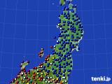 東北地方のアメダス実況(日照時間)(2017年06月01日)