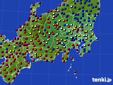 関東・甲信地方のアメダス実況(日照時間)(2017年06月01日)