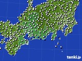 東海地方のアメダス実況(風向・風速)(2017年06月01日)
