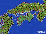 四国地方のアメダス実況(日照時間)(2017年06月02日)