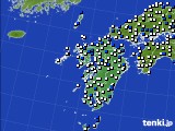 九州地方のアメダス実況(風向・風速)(2017年06月02日)