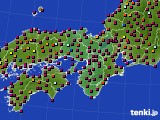 近畿地方のアメダス実況(日照時間)(2017年06月04日)