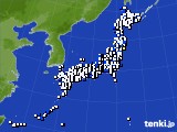 2017年06月04日のアメダス(風向・風速)