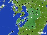 熊本県のアメダス実況(風向・風速)(2017年06月04日)