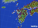 九州地方のアメダス実況(日照時間)(2017年06月05日)
