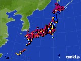 アメダス実況(日照時間)(2017年06月05日)