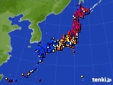 アメダス実況(日照時間)(2017年06月06日)