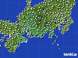 東海地方のアメダス実況(風向・風速)(2017年06月06日)