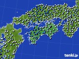 四国地方のアメダス実況(降水量)(2017年06月07日)