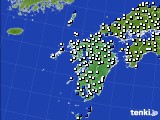 九州地方のアメダス実況(風向・風速)(2017年06月07日)