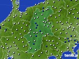 2017年06月07日の長野県のアメダス(風向・風速)