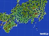 2017年06月08日の東海地方のアメダス(日照時間)