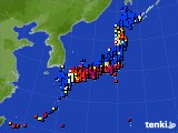 アメダス実況(日照時間)(2017年06月10日)