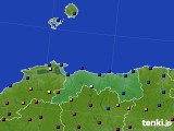 2017年06月10日の鳥取県のアメダス(日照時間)