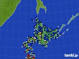 2017年06月11日の北海道地方のアメダス(日照時間)