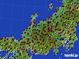 北陸地方のアメダス実況(日照時間)(2017年06月11日)