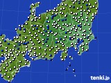 2017年06月11日の関東・甲信地方のアメダス(風向・風速)