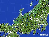 2017年06月11日の北陸地方のアメダス(風向・風速)