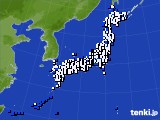 2017年06月11日のアメダス(風向・風速)