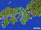 近畿地方のアメダス実況(日照時間)(2017年06月12日)