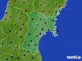 宮城県のアメダス実況(日照時間)(2017年06月13日)