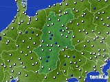 長野県のアメダス実況(風向・風速)(2017年06月13日)