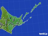 2017年06月15日の道東のアメダス(降水量)
