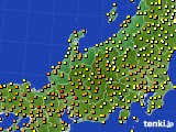 北陸地方のアメダス実況(気温)(2017年06月15日)