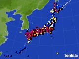 アメダス実況(日照時間)(2017年06月16日)