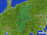長野県のアメダス実況(気温)(2017年06月16日)