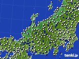 2017年06月16日の北陸地方のアメダス(風向・風速)