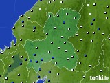 岐阜県のアメダス実況(風向・風速)(2017年06月16日)