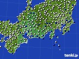 東海地方のアメダス実況(風向・風速)(2017年06月17日)